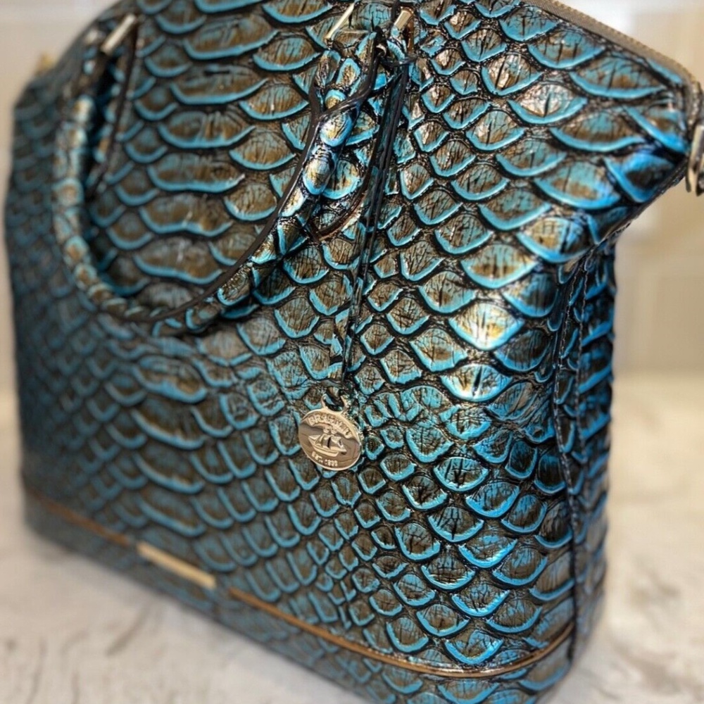 Brahmin Large Duxbury Bird of Paradise Brasilia Leather Bag BRAND NEW! RARE